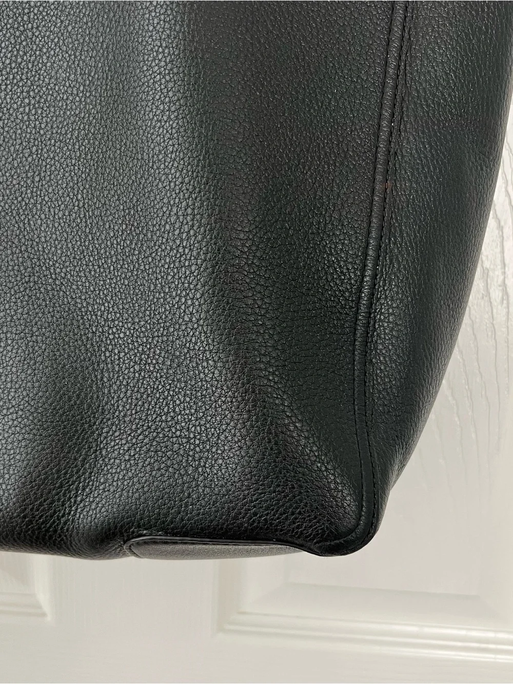 Tory Burch Black Pebbled Leather Tote